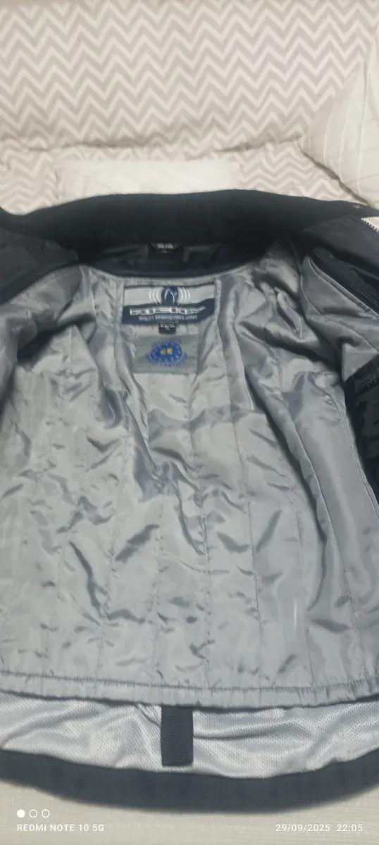 Chaqueta de moto Richa negra talla xl