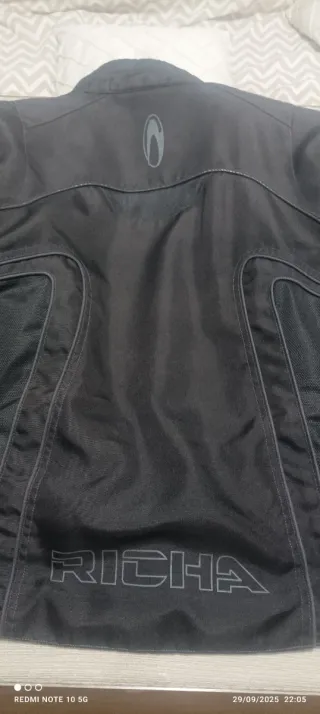 Chaqueta de moto Richa negra talla xl