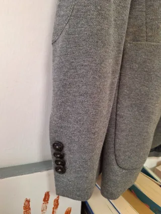 Chaqueta de traje gris