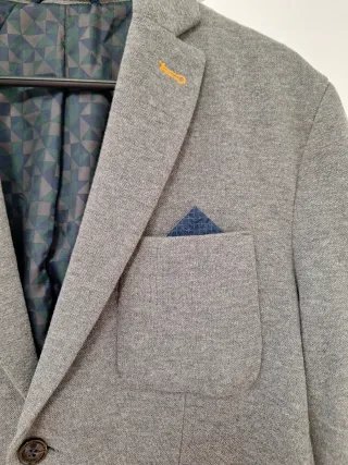 Chaqueta de traje gris