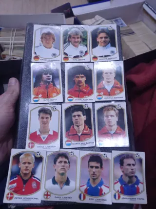 Cromos de fútbol vintage
