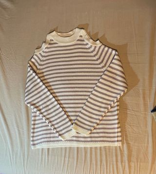 Jersey rayas hombros descubiertos