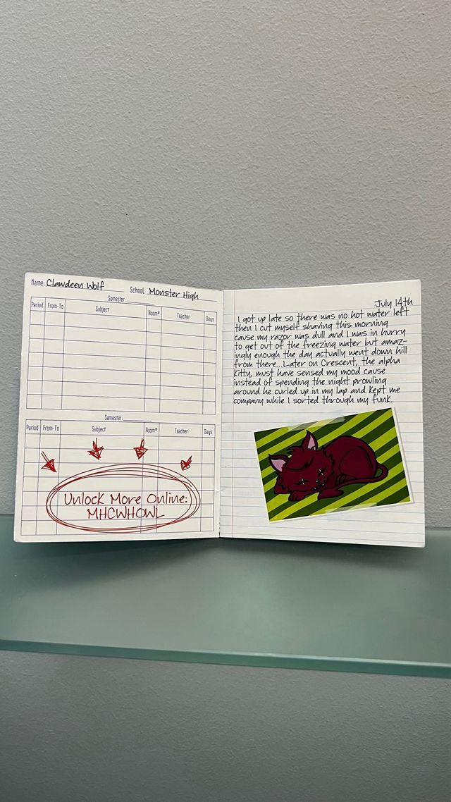 Diario Monster High Clawdeen Wolf