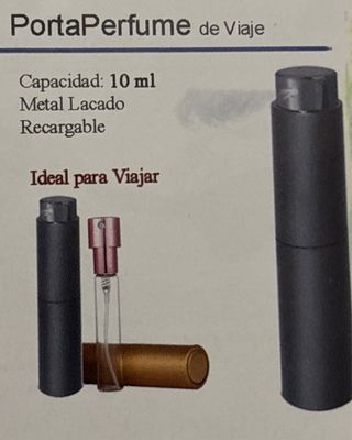 Porta Perfume de Viaje 10 ml Recargable