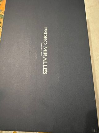 Zuecos Pedro Miralles Piel Natural Madera