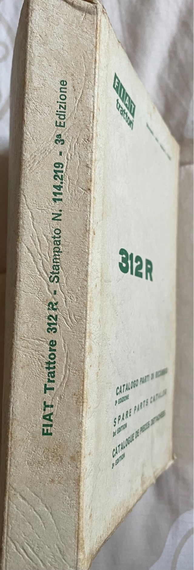 Catalogo Ricambi Fiat Trattori 312 R