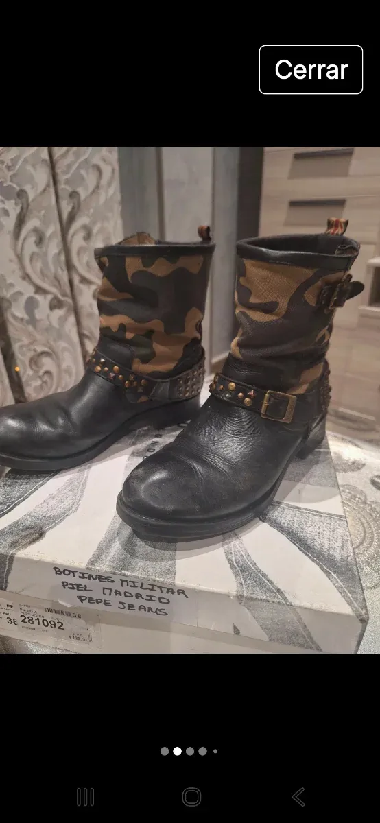 Botas Pepe Jeans Camuflaje Talla 38