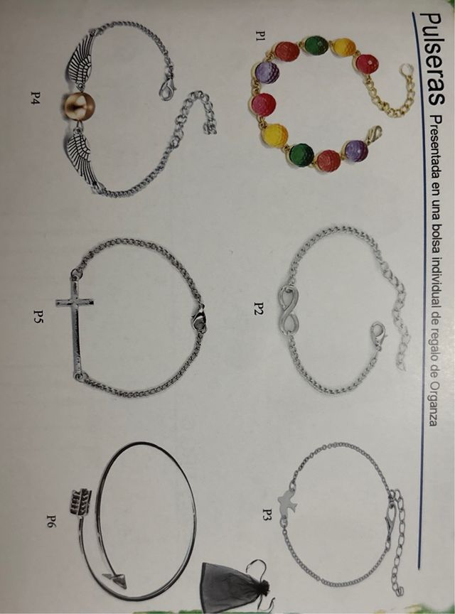 Lote de pulseras Organza