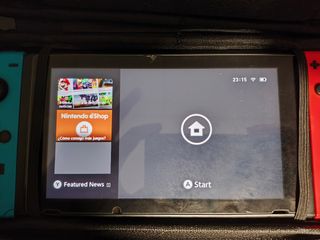 Nintendo Switch 1 V2 con funda y dock