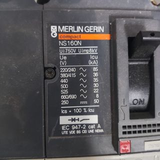 Interruptor automático Merlin Gerin NS160N
