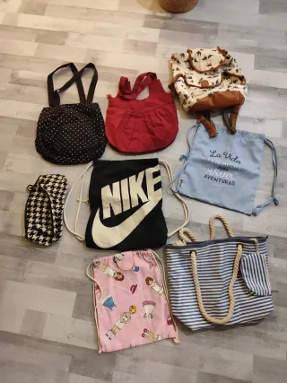 Lote Bolsos y Mochilas