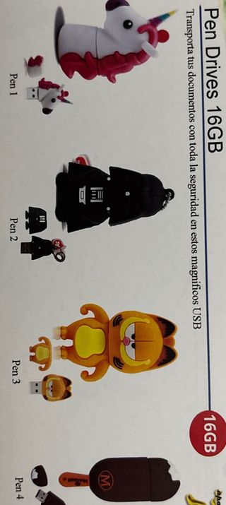 Pendrives 16GB Divertidos