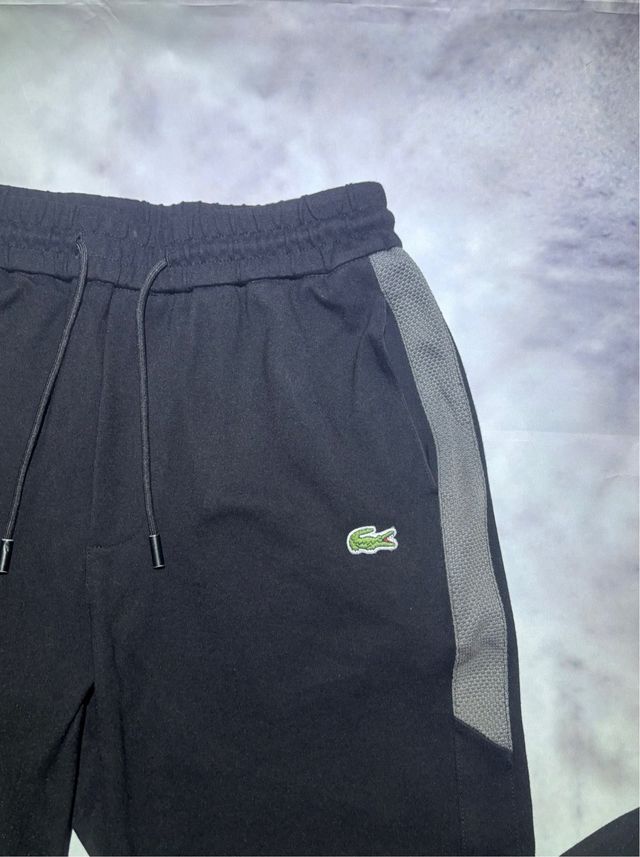 Pantalón Lacoste Slim Fit Negro Gris