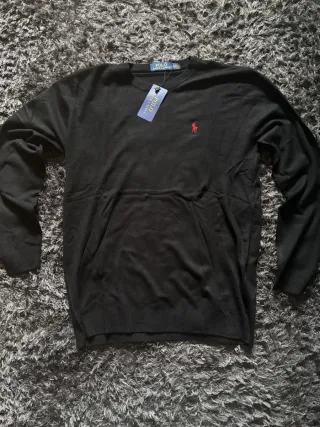 Polo Ralph Lauren Jersey Negro Hombre Nuevo