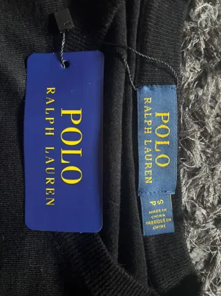 Polo Ralph Lauren Jersey Negro Hombre Nuevo