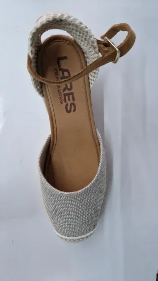 Sandalias LARES Mujer Verano Beige Marrón