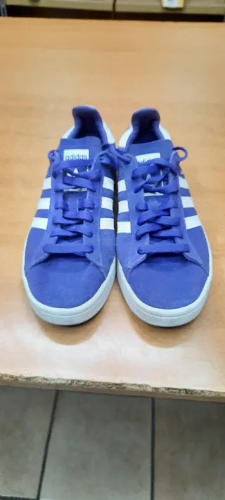 Adidas Campus Donna Blu Bianco