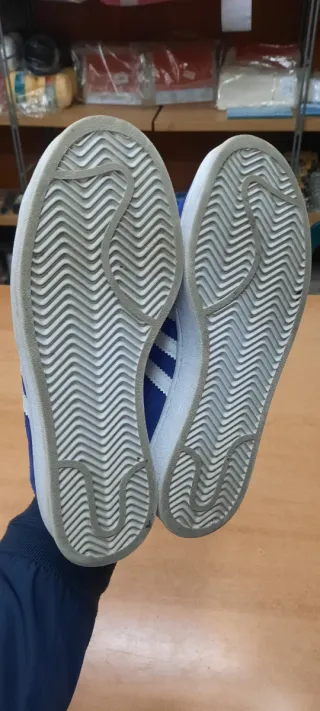 Adidas Campus Donna Blu Bianco