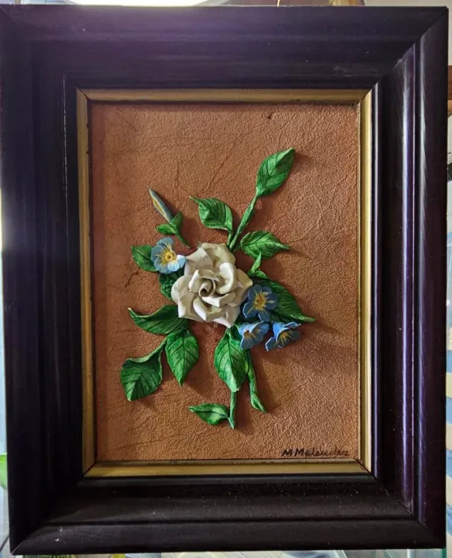 Cuadro Artesanía Flores