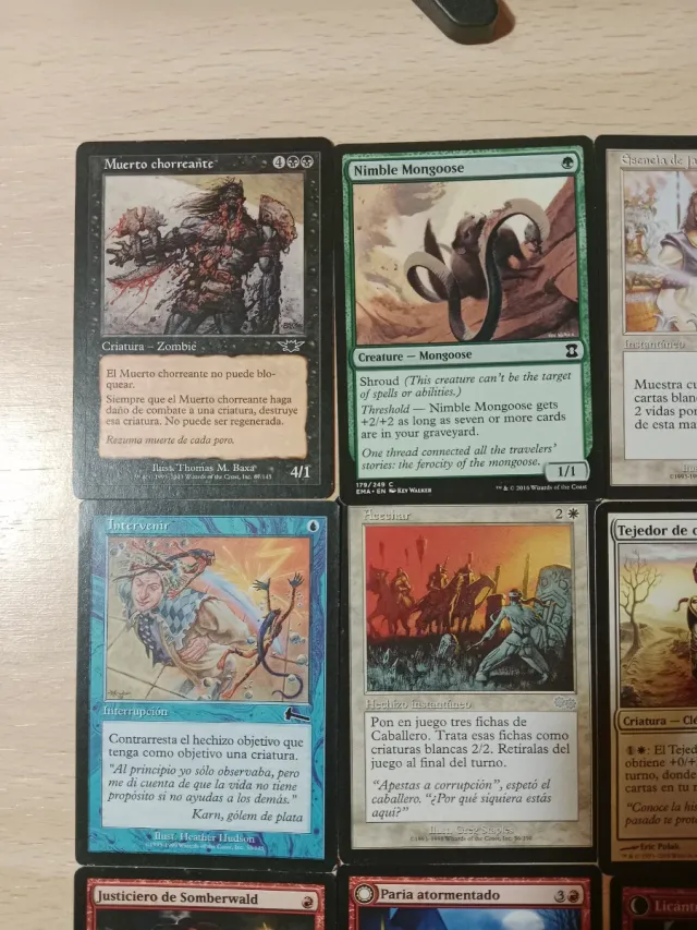 Lote 16 Cartas Magic The Gathering Nuevas