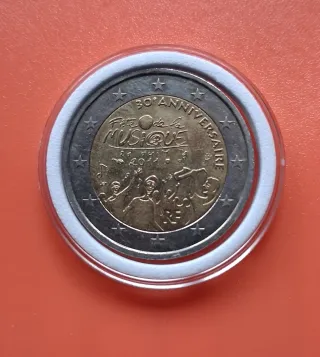 Moneda 2€ Fête de la Musique 2011