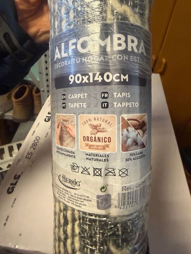 Alfombra 90x140cm   Lana Algodón