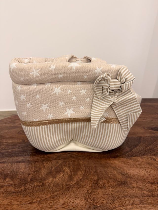 Mini juguetero para perritos tela