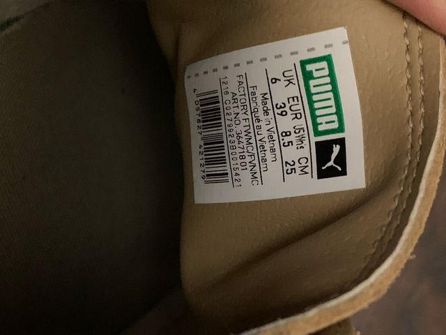 Zapatillas Puma Suede Talla 39 Beige