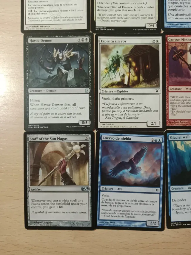 Lote 16 Cartas Magic The Gathering Nuevas