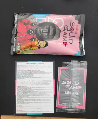 Squid Game carte TCG figures Netfilx