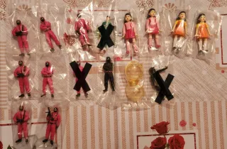 Squid Game carte TCG figures Netfilx