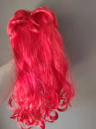 Peluca Princesa Disney Trenza Flores