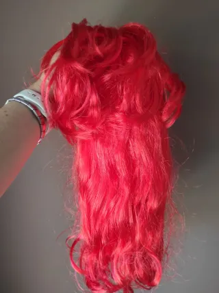 Peluca Princesa Disney Trenza Flores