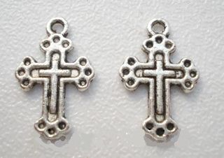 Lote 200 Cruces Pequeñas Plata y zinc