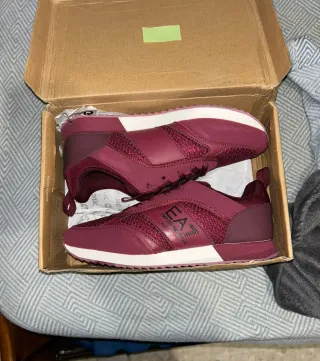 Zapatillas Emporio Armani Rojas y Blancas