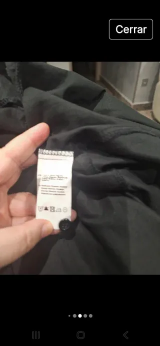 Vestido moderno Negro