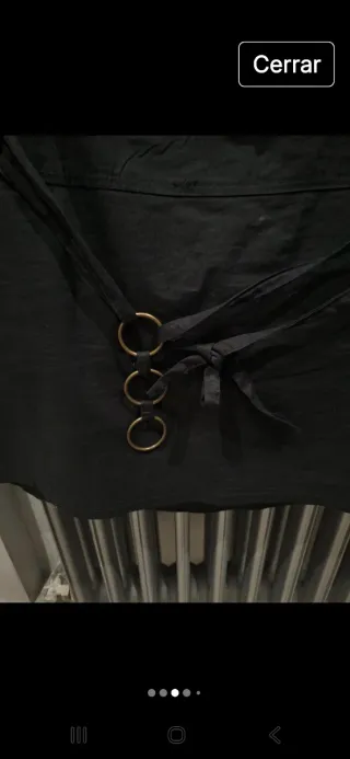 Vestido moderno Negro