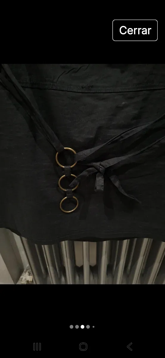 Vestido moderno Negro