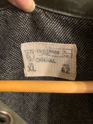 Parka militar caqui hombre