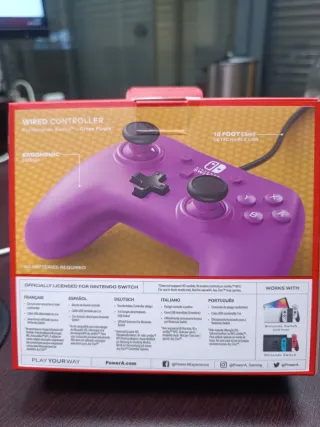 Precintado! Mando Switch Morado