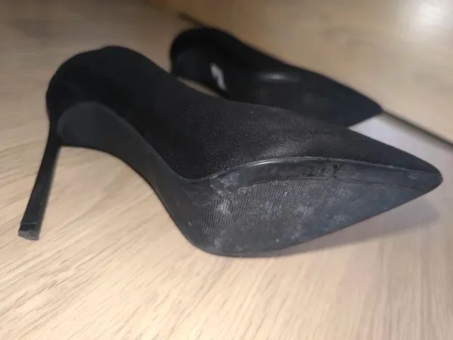 Tacones Claudia Negros Talla 38