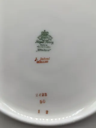 Plato porcelana Bohemia Royal Ivory