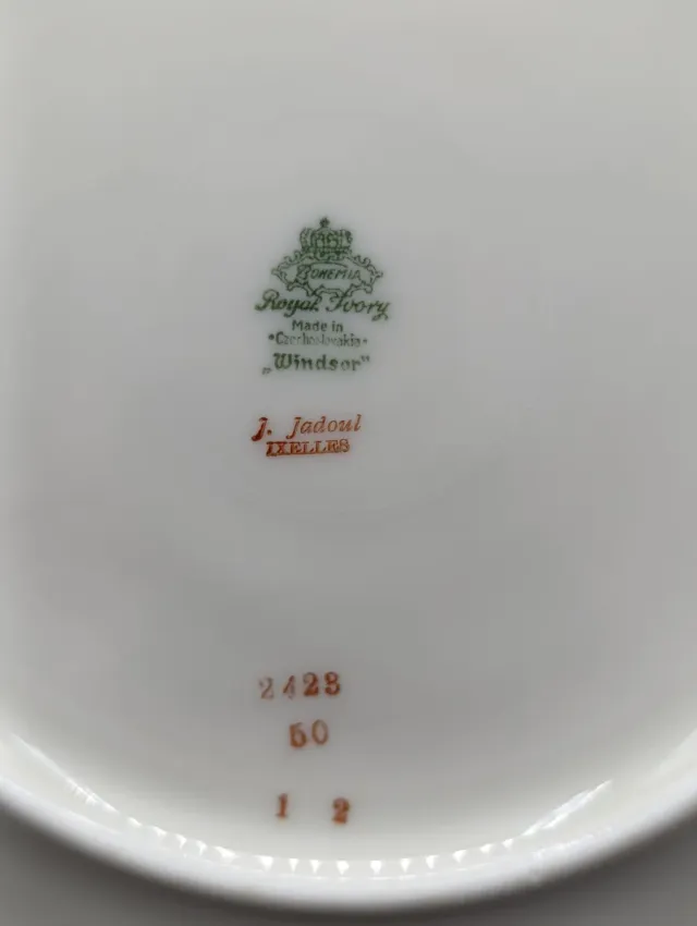 Plato porcelana Bohemia Royal Ivory