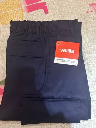 Pantalones de trabajo Velilla Azul Talla M