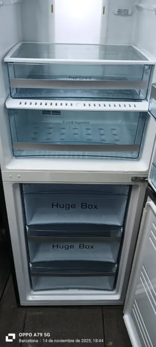 Nevera Combi Acero Inoxidable Teka no Frost A+