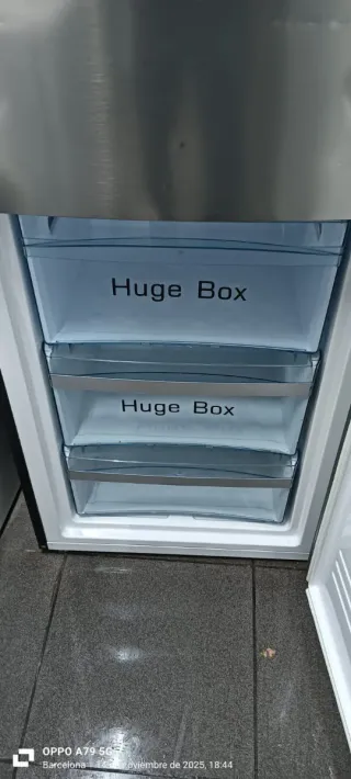 Nevera Combi Acero Inoxidable Teka no Frost A+