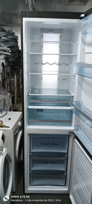 Nevera Combi Acero Inoxidable Teka no Frost A+