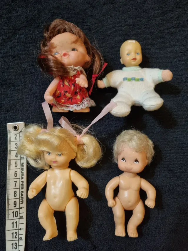 Set 4 bambole vintage