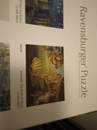 Puzzle Ravensburger 1000 pezzi venere Botticelli