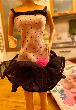 Completo Barbie abito + bolerino